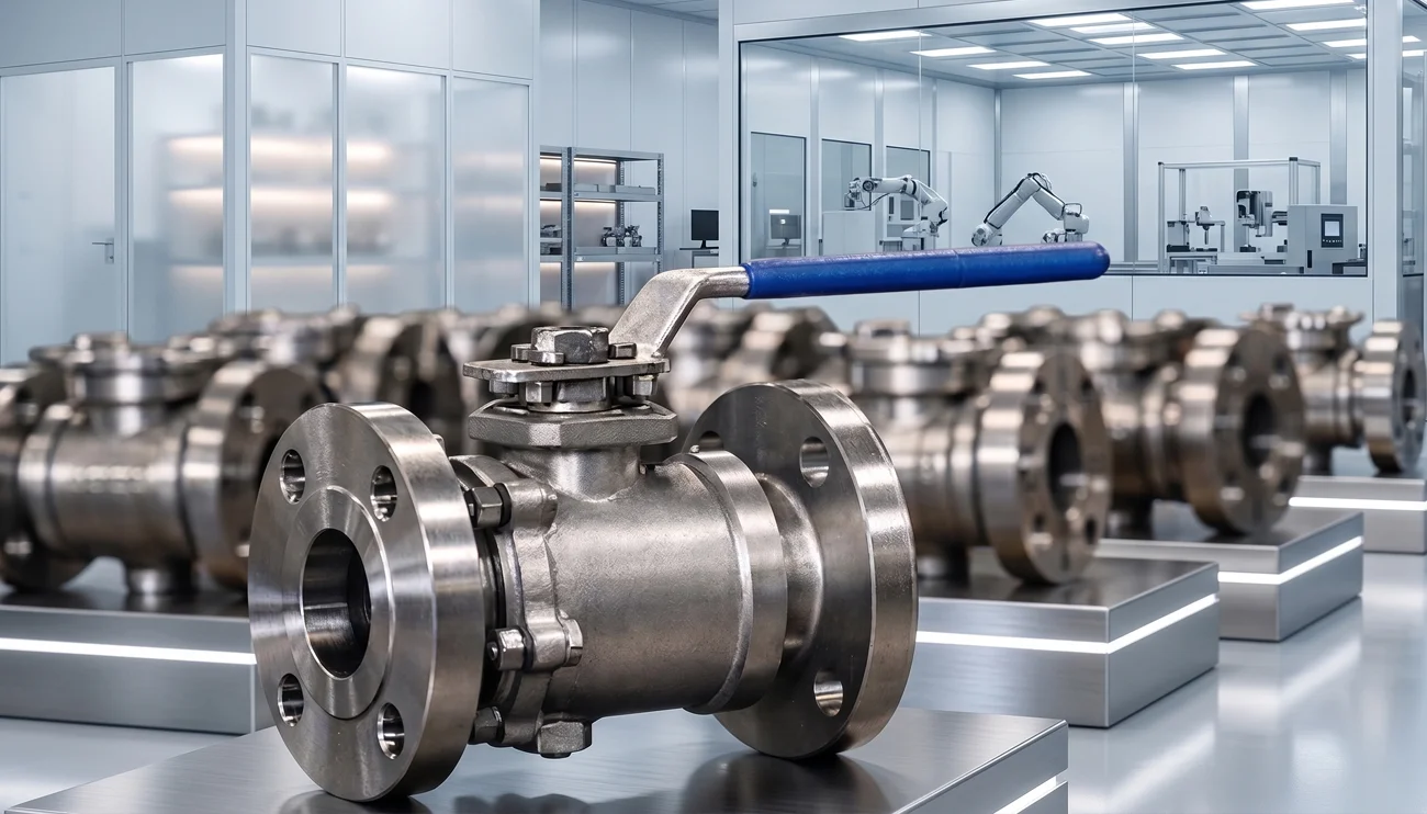 Gate Valve in Industrial Plant